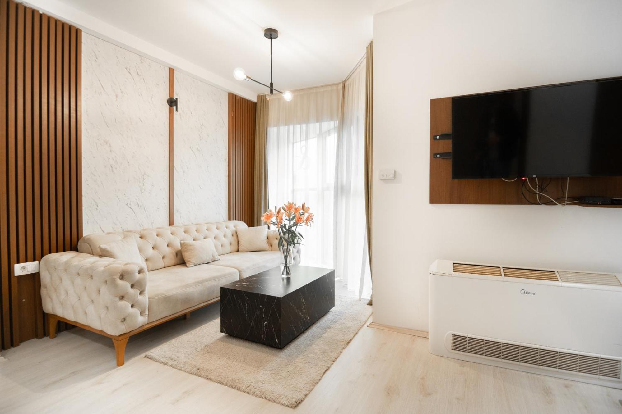 The One Apart Hotel Luxury Suites & Apartments Skopje Luaran gambar