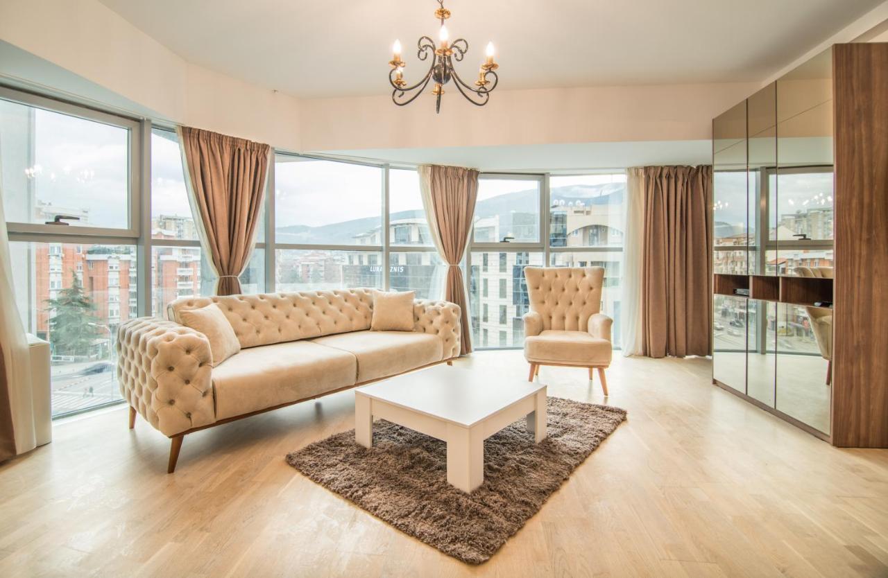 The One Apart Hotel Luxury Suites & Apartments Skopje Luaran gambar